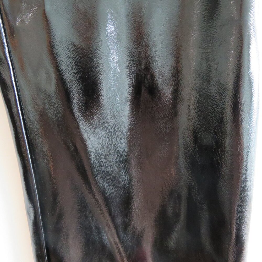 I.AM.GIA Nikole Black Faux Vegan Patent Leather Pants - Women's Size M NWT - Picture 9 of 16